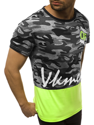 Мъжка тениска графитен OZONEE JS/SS10978