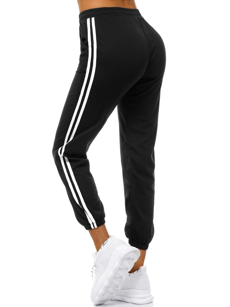 Дамски долнища на анцуг черни OZONEE JS/1020/A1