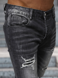 Мъжки дънки черни OZONEE NB/MP0075N