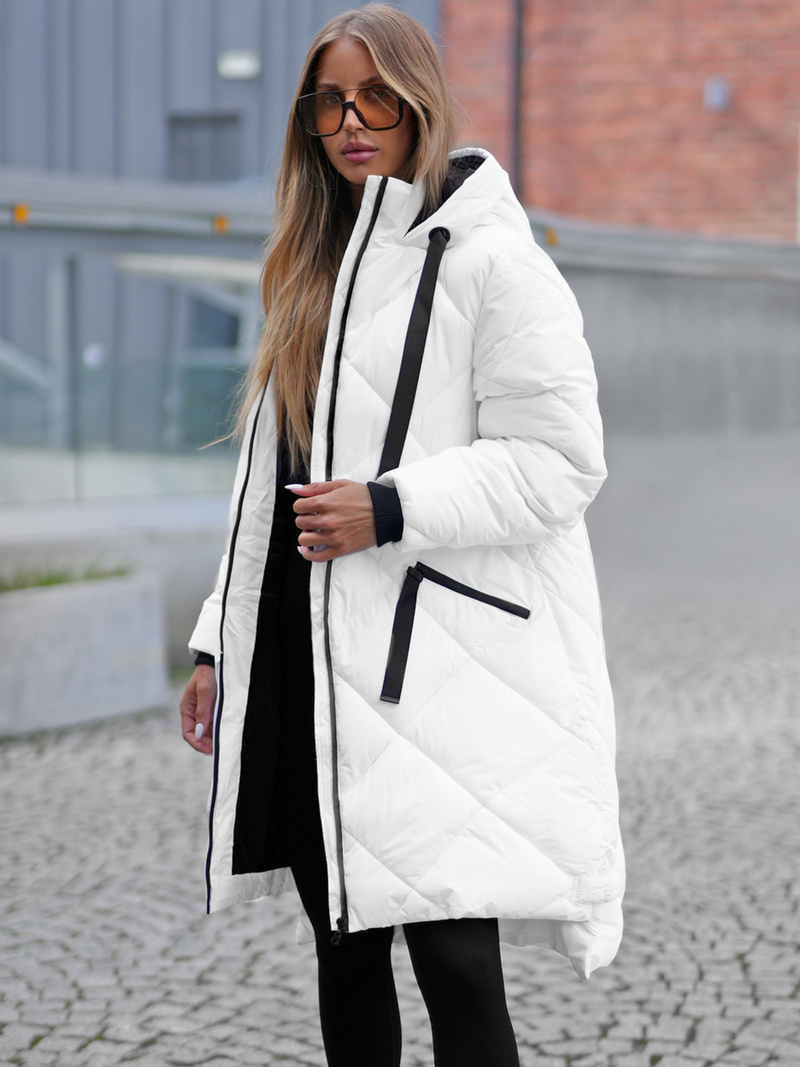 Дамско яке бял OZONEE JS/5M3168/281Z