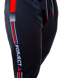 Мъжко долнище на анцуг тъмносиньо OZONEE JS/AM120