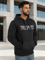 Мъжки суитшърт черно OZONEE JS/8B1759/3