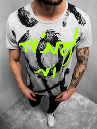 Мъжка тениска сива OZONEE JS/KS1985Z