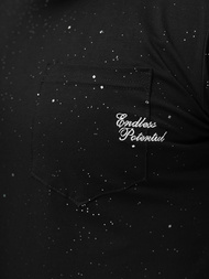 Мъжка тениска черен OZONEE O/QQ1387