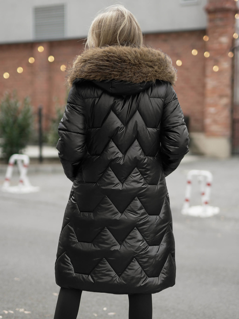 Дамско яке черно OZONEE O/5M3229/392Z