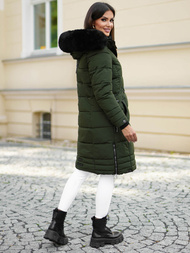 Дамско яке каки OZONEE O/W377Z