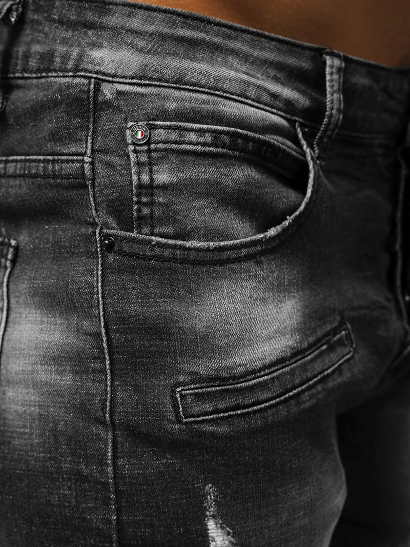 Mъжки шорти черни OZONEE NB/MP0033N