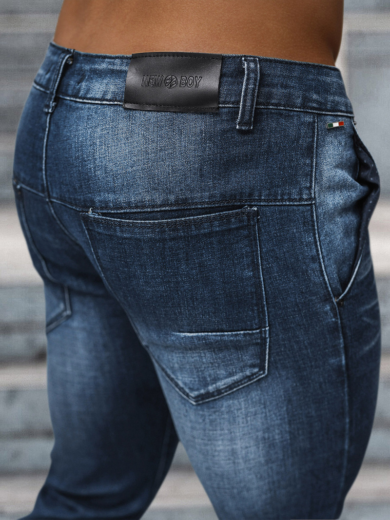 Мъжки дънки тъмно-синьо OZONEE NB/MP0091BS