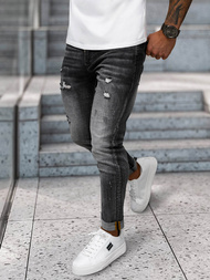 Мъжки дънки черни OZONEE NB/MP0169G