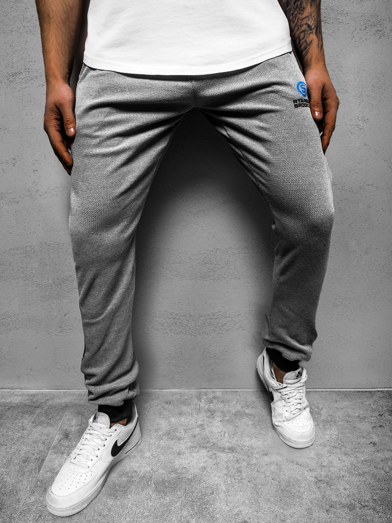 Мъжко долнище на анцуг сиво OZONEE JS/AM92Z