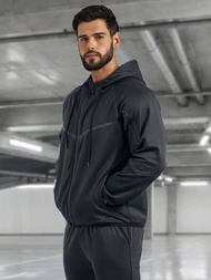 Мъжки спортен екип тъмносин OZONEE JS/8C1966/25