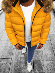 Мъжко яке жълта OZONEE JS/M8107