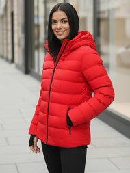 Дамско яке червена OZONEE JS/M769/270