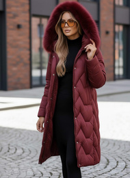 Дамско яке бордо OZONEE JS/5M3229/1