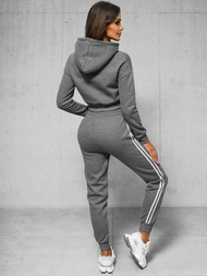 Дамски анцуг от две части графитен OZONEE JS/8C67/5