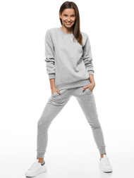 Дамски долнища на анцуг сиво OZONEE JS/CK01