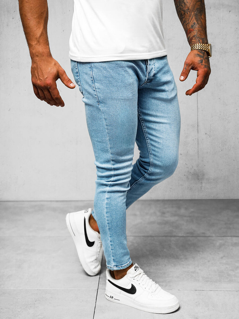 Мъжки дънки сини OZONEE O/2335