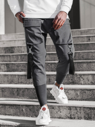 Мъжки панталони JOGGER сиво OZONEE G/11133