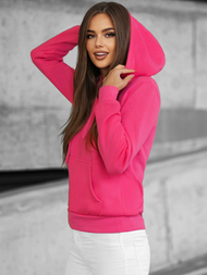 Дамски суичър тъмно розово OZONEE JS/W02Z