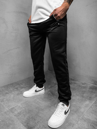 Мъжко долнище на анцуг черно JS/XW006SZ