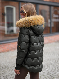 Дамско яке черно OZONEE JS/5M3337/392