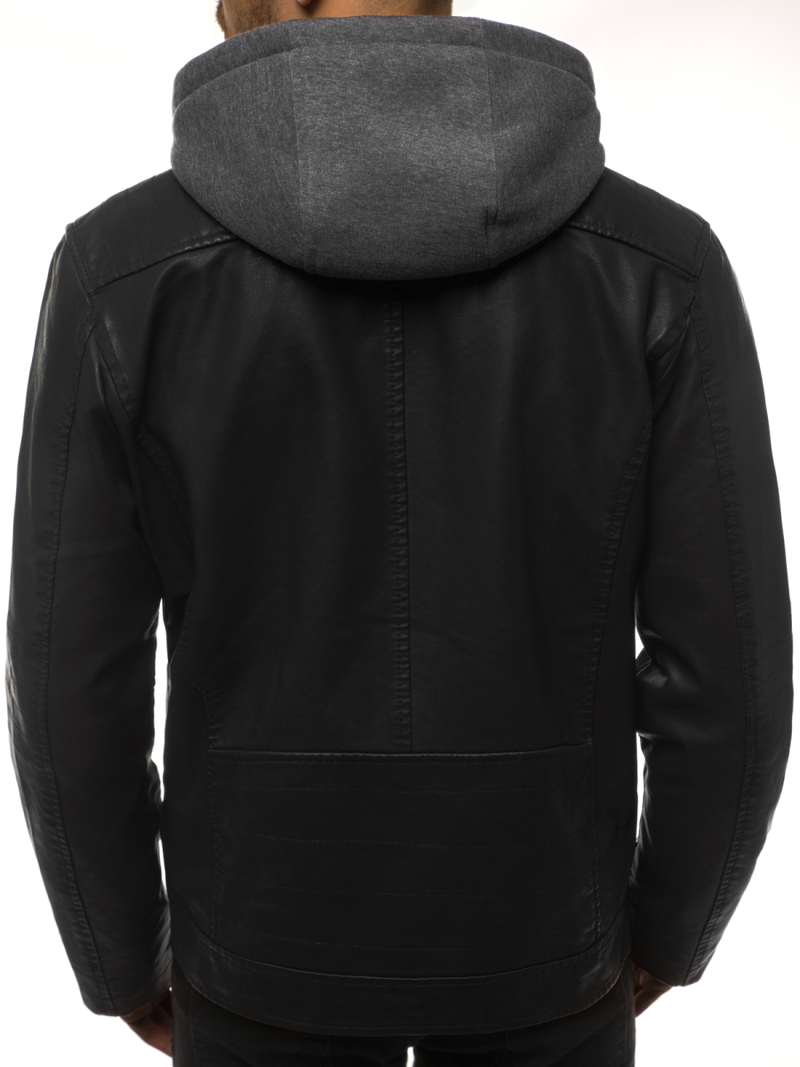 Мъжко яке черно OZONEE JB/JP1127