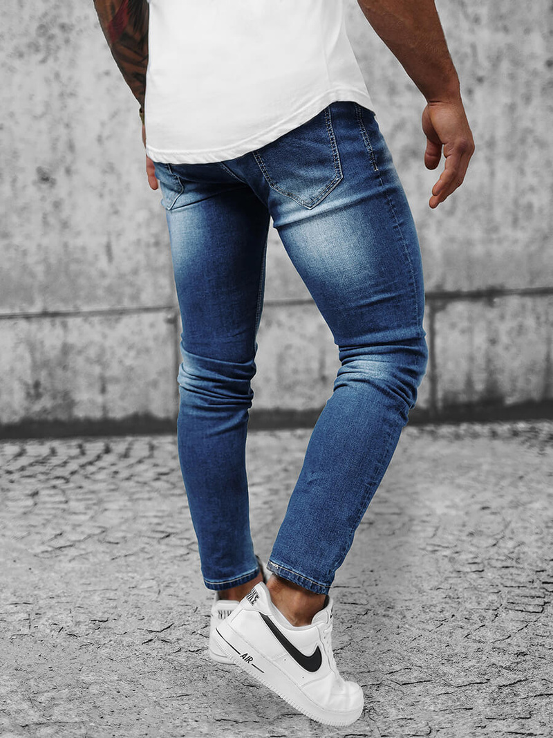 Мъжки дънки синьо OZONEE NB/MP0021BZ