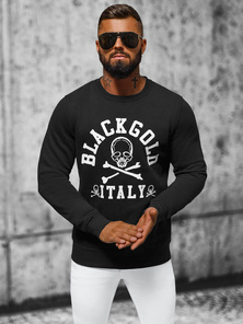 Мъжки суитшърт черен OZONEE NB/MF2013