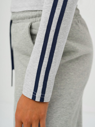 Дамски анцуг от две части сив OZONEE JS/M60815AB