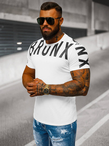 Мъжка тениска бяла OZONEE O/8T1265/1