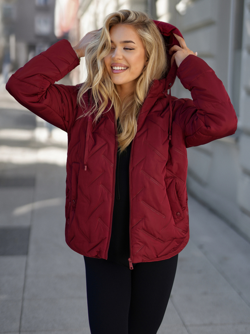 Дамско яке Бордо OZONEE JS/16M9300/06