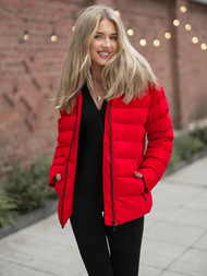 Дамско яке червена OZONEE JS/M769/270Z