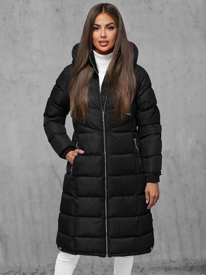 Дамско яке черно OZONEE JS/M736/392