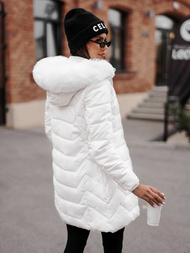 Дамско яке бял OZONEE JS/16M9121/281Z