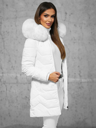 Дамско яке бял OZONEE JS/16M9121/281