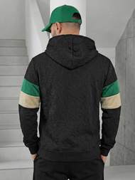 Мъжки суитшърт черно OZONEE JS/3B578