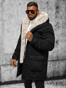 Зимно яке черна OZONEE JS/5M120/392