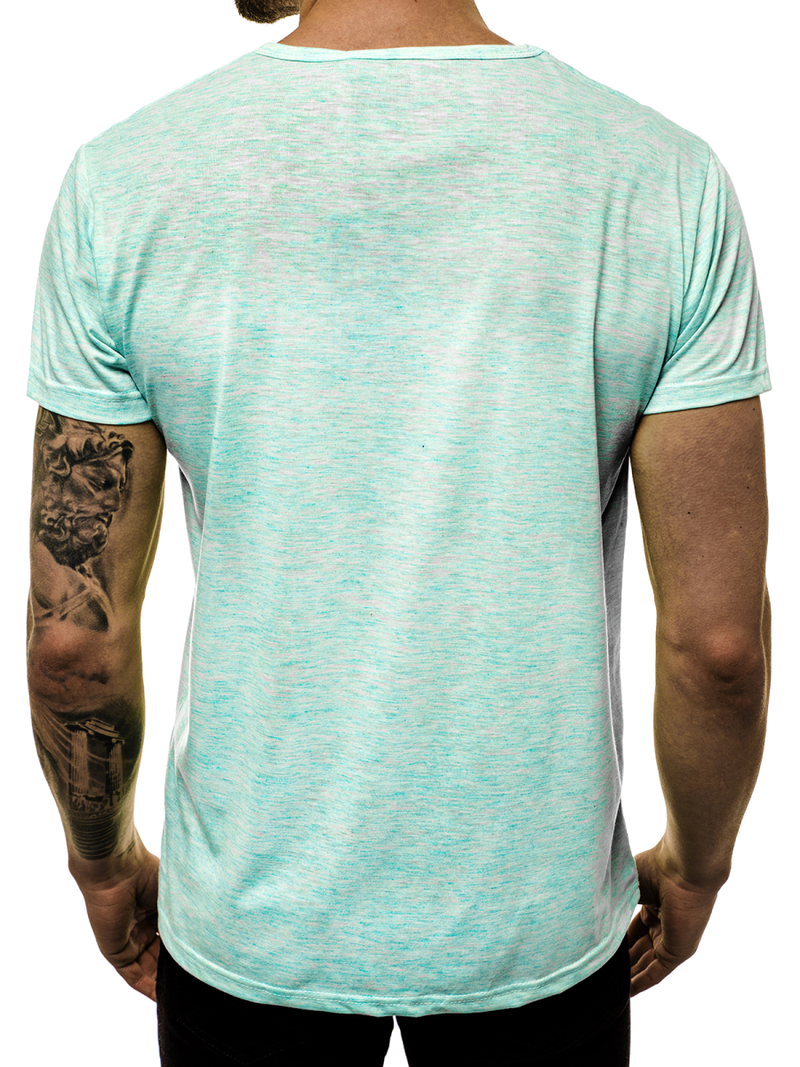 Мъжка тениска ментова OZONEE JS/KS2043