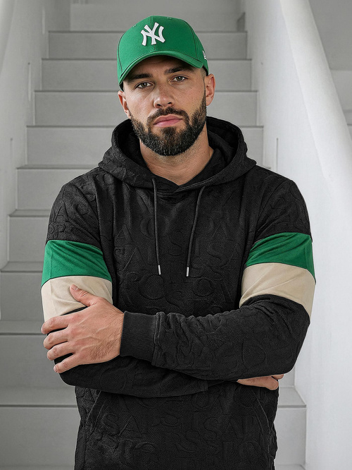 Мъжки суитшърт черно OZONEE JS/3B578