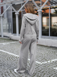 Дамски анцуг от две части сив OZONEE JS/26C8803/2