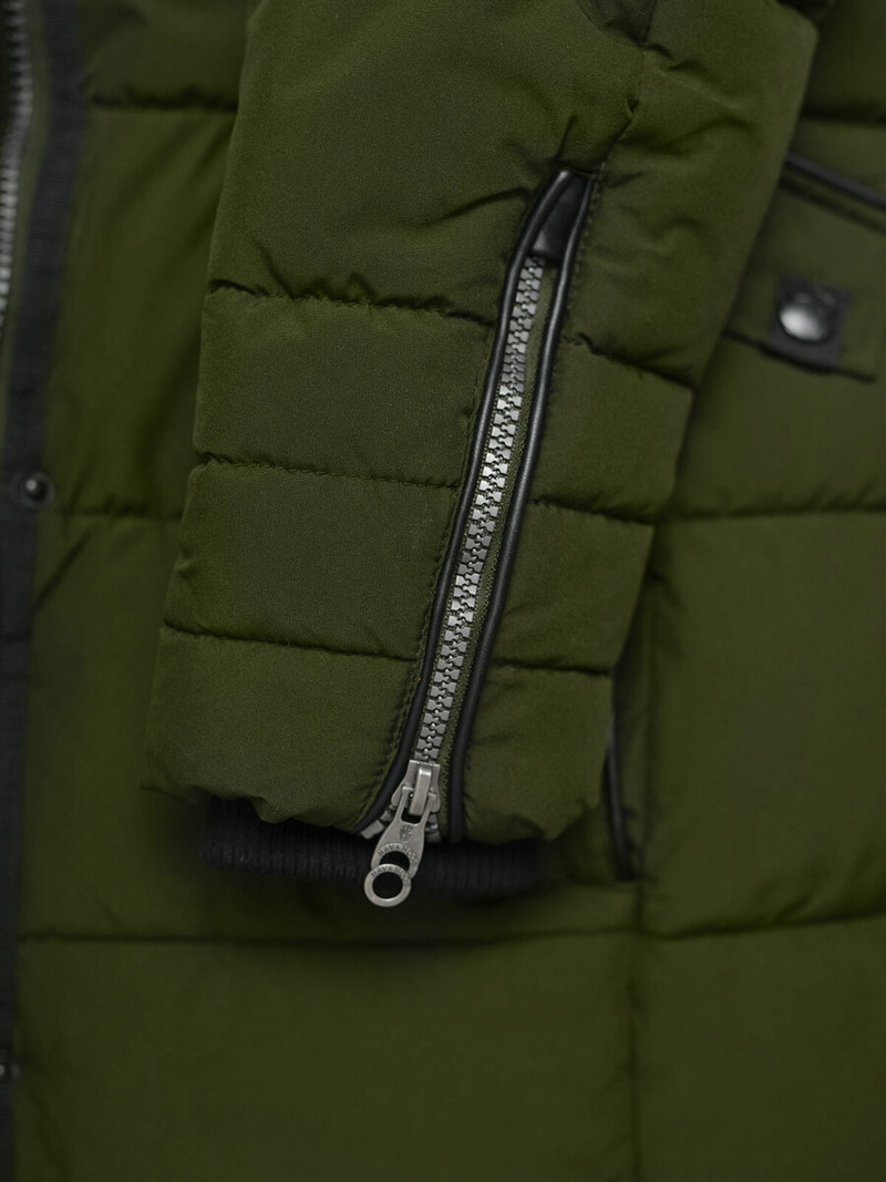 Дамско яке каки OZONEE O/W377