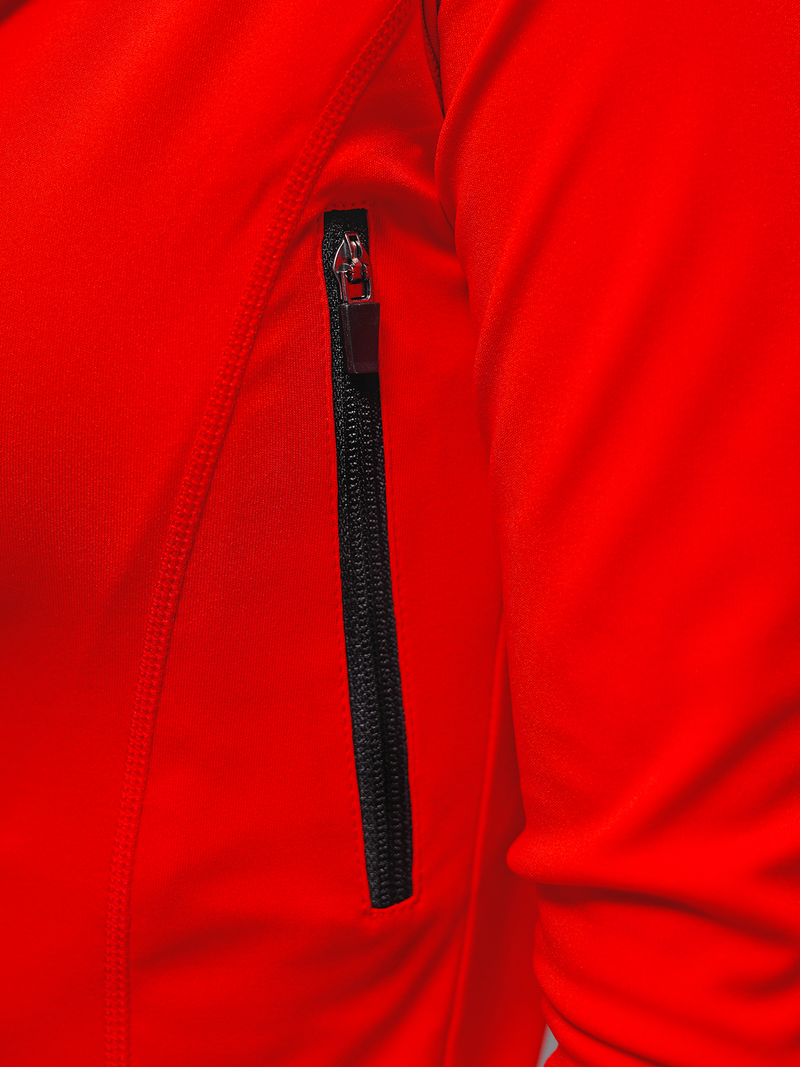 Дамски суичър червена OZONEE JS/HD153/5