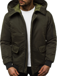 Мъжко яке тъмнозелена OZONEE JS/2019005