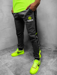 Мъжко долнище на анцуг графитно OZONEE JS/AM92Z