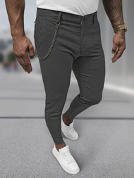 Мъжки панталони графитно OZONEE DJ/3300