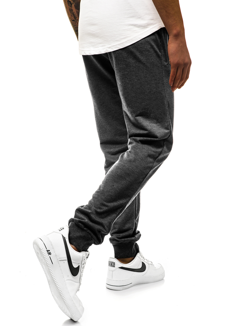 Мъжко долнище на анцуг графитно JS/XW001S