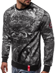 Мъжки суитшърт сив OZONEE JS/DD250Z