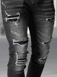 Мъжки дънки черни OZONEE NB/MP0075NZ