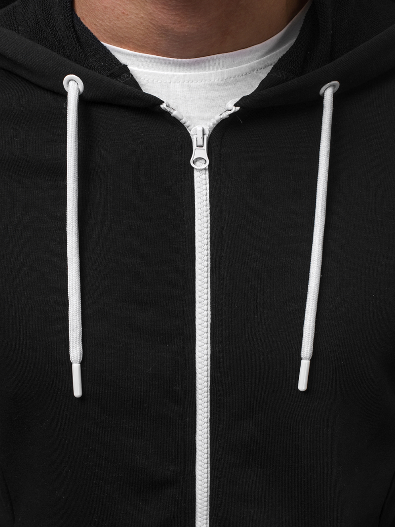 Мъжки суитшърт черен OZONEE A/1009Z