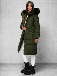 Дамско яке каки OZONEE O/W377